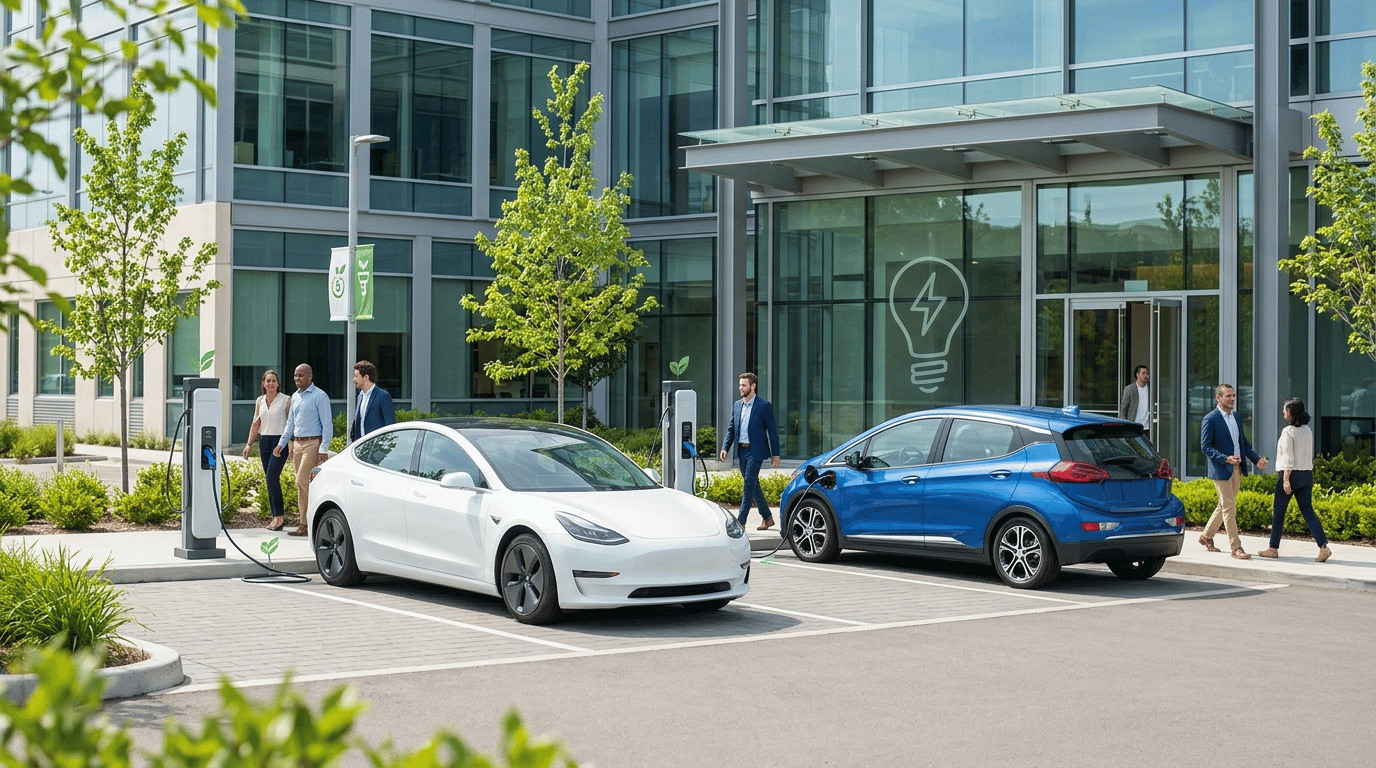 Benefits of EV Charging Stations at Workplace